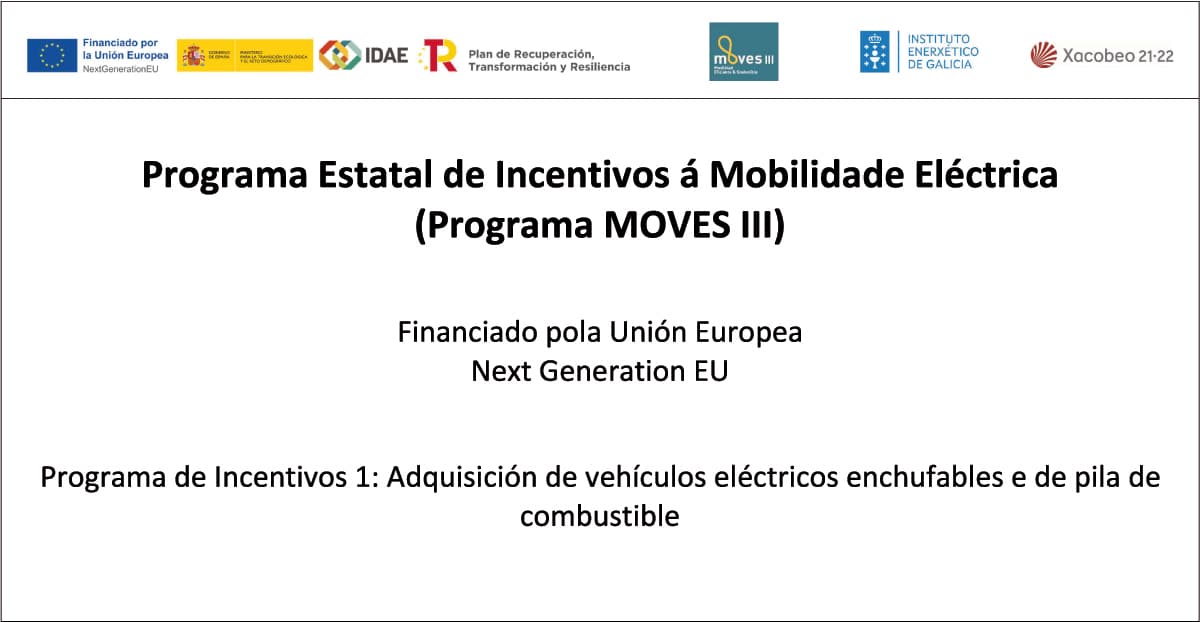 Programa Estatal de incentivos á Mobilidade Eléctrica